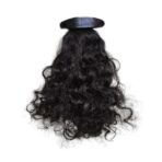 Capillatura Ponytail Human Hair Extensions - Curly | Easy Clip-In Style | Natural Natural Hair | Changeable clips | Washable | Original hair extensions (10, Natural Black) - Fast Shipping to USA & Canada - Image 2