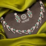 Bardo Antique Rose Gold AD Choker Set - Fast Shipping to USA & Canada - Image 3