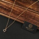 Brado Gold-Plated White AD Heart Pendant Combo (2) - Fast Shipping to USA & Canada - Image 3