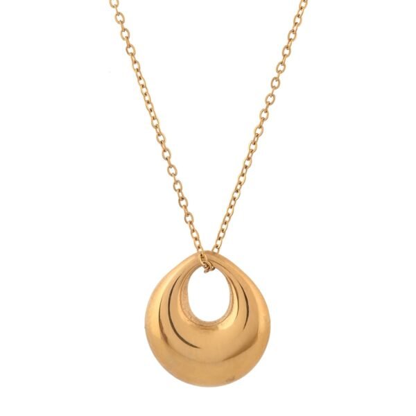 VOYLLA Voyage Moonlit Glam Gold Pendant|Women With Chain Pendants|Pendants For Women|Chic|Travel|Everyday|Stylish|Gift for Women| - Fast Shipping to USA & Canada