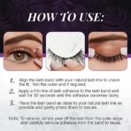 Ardell Mega Volume 262 Bold & Beautiful False Eyelash, Flared, Effortless Fit, Fluffy & Full All Day Long, Black, Synthetic Hair, Reusable - Fast Shipping to USA & Canada - Image 7