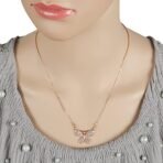 Brado Rose Gold Diamond Butterfly Pendant Chain - Fast Shipping to USA & Canada - Image 5