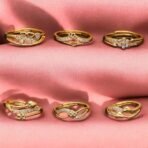 Brado Gold Plated Combo 6 Adjustable Rings - Fast Shipping to USA & Canada - Image 6