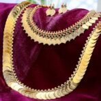 ZENEME Jewellery Set Gold Plated Traditional Temple Coin Maharani Necklace Set & Red Green Temple Coin Necklace Set With Earring Jewellery For Women and Girls - Fast Shipping to USA & Canada - Image 3