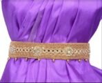 SIGNY Dhaga Ring Original Mirror Work, Adjustable Waist Hip Belt Kamarbandh for Saree, Saree Belt, Gown & Dress, Sontada Patti Vadanam kamarband for Women? - Fast Shipping to USA & Canada - Image 3