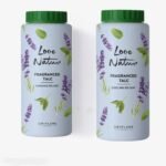 Oriflame Love Nature Cooling Delight Fragranced Talc, 100g (Pack of 2), Lavender and Mint - Fast Shipping to USA & Canada