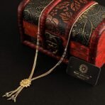 Brado Rose Gold AD Stone Choker Necklace Set with Drop Earrings - Fast Shipping to USA & Canada - Image 5