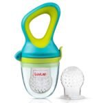 LuvLap Silicone Food/Fruit Nibbler, Blue - Fast Shipping to USA & Canada