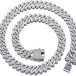 MEENAZ Mc Stan Cuban Link Iced CZ Chain Necklace (125) - Fast Shipping to USA & Canada