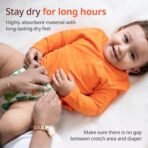 LuvLap Reusable Baby Cloth Diaper, Orange & Green - Fast Shipping to USA & Canada - Image 4