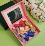 ANNACREATIONS Multi-Coloured Baby Girl Kids Hairband Headbands Elastic Hair Accessory Set 5 Pcs With Gift Box-Pink (5) - Fast Shipping to USA & Canada - Image 7