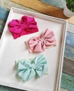 ANNACREATIONS Premium Designer Soft Flower Bow Hairband, Plastic Headband Hair Accessories For Baby Girls, Pack Of 6 - Assorted - Fast Shipping to USA & Canada - Image 3