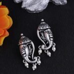 Voylla Aarambh Miniature Vinayaka Earrings - Fast Shipping to USA & Canada - Image 6