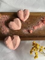 The Shower Box Organic STRAWBERRY Bath Bombs Purely Handmade for Women Girl Kids Rose (Pack of 2, 35-45 Gram Each) - Fast Shipping to USA & Canada - Image 3