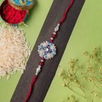 Mahi Combo of Lustrous Rakhis with Meenakari Work for Beloved Brothers PACO1104276PR - Fast Shipping to USA & Canada - Image 6