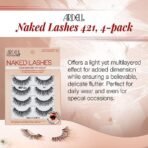 Ardell Naked Lash 421 MultiPack Soft, Extra-Lightweight Fibers False Eyelash for Women, Brighter & Rounder Style False Eyelash for Girls, Bendy, Comfy Invisiband Eyelash - Fast Shipping to USA & Canada - Image 3