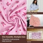 LuvLap Cotton Muslin Swaddle Set, Pack of 3 - Fast Shipping to USA & Canada - Image 7