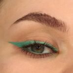 Makeup Revolution- Streamline Waterline- Eyeliner Pencil-Teal |Ultra Creamy and Pigmented texture |Smooth and buttery application |Smudge proof | Built in smudger for smokey looks | 1.3gm - Fast Shipping to USA & Canada - Image 4