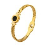 MEENAZ bracelet for woman Evil Eye Bangles for women Anti Tarnish Stylish Adjustable Bracelet for girls gold Kada for Women Accessories Jewellery for Women Girls friendship crystal open kada -569 - Fast Shipping to USA & Canada