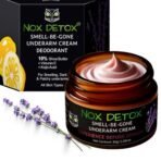 NOX DETOX Underarm Cream | Deodorant for Men & Women with Vitamin E & Kojic Acid | Controls Odour 24+ Hrs | Cleans Dark Underarms | No Aluminium | All Skin Type + Sensitive Skin | Natural & Vegan - Fast Shipping to USA & Canada - Image 2