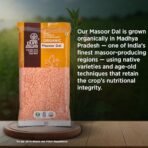 Pure & Sure Organic Malka Masoor Dal (Split) 500gm | Unpolished Dal Lal Masur Dal | 100% Vegan, Gluten-Free, Plant Based High Protein | Unadulterated & No Preservatives - Fast Shipping to USA & Canada - Image 4