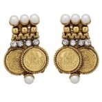 Shreyadzines Temple Jewelry Gold Plated Ginni Choker Necklace Jewelry Set for Women & Girls - Fast Shipping to USA & Canada - Image 4