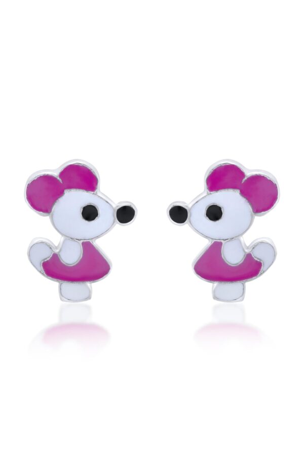 Nipura 925 Sterling Silver Kids Collection Stud Earrings| BIS Certified| Kids Earrings| Studs For Girls | Hypollergic & Anti-tarnish - Fast Shipping to USA & Canada