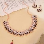 Brado Rose Gold Square Crystal AD Choker - Fast Shipping to USA & Canada - Image 5