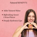 Khadi Natural Wine Grapefruit Lip Balm with Beeswax and Shea Butter, 5g - Fast Shipping to USA & Canada - Image 3