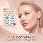 Ardell Naked Lash 420 MultiPack Light & Airy False Lashes for Women, Bigger & Rounder False Eye Lash, Clear & Trusty Invisiband False Eyelash for Girls, Easy to Contour Fit with your Lash Line - Fast Shipping to USA & Canada - Image 4