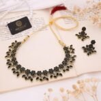 Brado Gold & Silver AD Choker Necklace Set - Fast Shipping to USA & Canada - Image 4