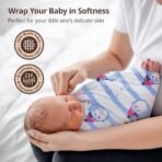 LuvLap Cotton Muslin Swaddle Set, Pack of 3 - Fast Shipping to USA & Canada - Image 3