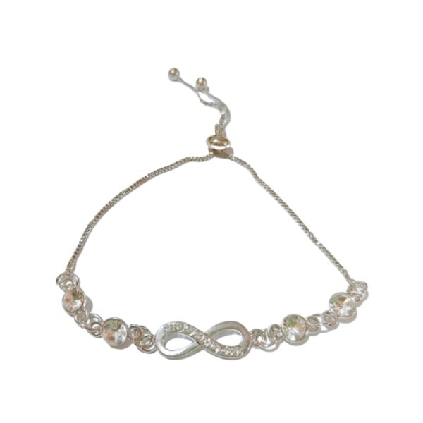 Nilu's Collection Infinity Bracelet for Girls, Trendy Adjustable Wristband Jewelry - Fast Shipping to USA & Canada