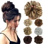 Lelinta Hair Bun Extensions Wavy Curly Messy Hair Extensions Donut Hair Chignons Hair Piece Wig Hairpiece - Fast Shipping to USA & Canada - Image 2