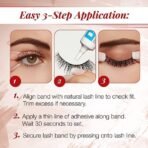 Ardell Naked Lash 421 MultiPack Soft, Extra-Lightweight Fibers False Eyelash for Women, Brighter & Rounder Style False Eyelash for Girls, Bendy, Comfy Invisiband Eyelash - Fast Shipping to USA & Canada - Image 7