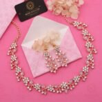 Brado Traditional Gold Choker Necklace Set with Earrings - Fast Shipping to USA & Canada - Image 5