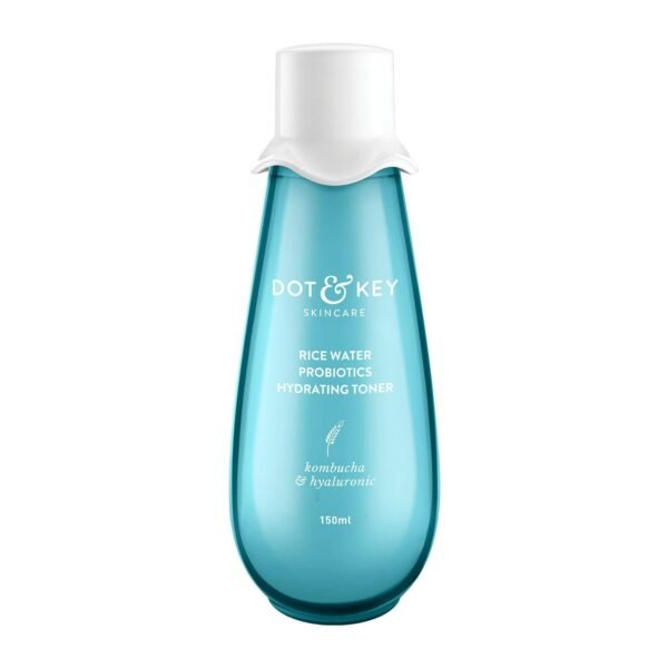 Dot & Key Rice Water Hydrating Toner With Hyaluronic |Rice Water Toner For Dry Skin, Sensitive Skin & Oily Skin |Alcohol-Free |Quick Absorbing & Non Sticky, For Hydrated Skin |Exfoliates Pores |150ml - Fast Shipping to USA & Canada