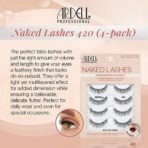 Ardell Naked Lash 420 MultiPack Light & Airy False Lashes for Women, Bigger & Rounder False Eye Lash, Clear & Trusty Invisiband False Eyelash for Girls, Easy to Contour Fit with your Lash Line - Fast Shipping to USA & Canada - Image 3