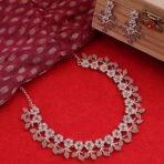 Brado Oxidised Silver Choker Necklace Set with Earrings & Maang Tikka - Fast Shipping to USA & Canada - Image 7