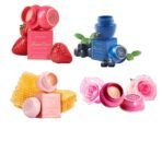 ORIFLAME Protecting Balm Vanilla, Rose, Strawberry and Bilberry (Combo of 4) (by Ori Flame) - Fast Shipping to USA & Canada