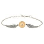 Mahi Single Strand Snitch Unisex Bracelet Rhodium Plated BR1100267RD - Fast Shipping to USA & Canada