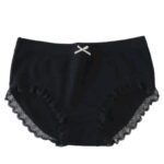 GIRNARI ENTERPRISE Seamless Mid Waist Panty Traceless Girls Underwear Ladies Cotton Crotch Skin Friendly Antibacterial Breathable Lace Edge - Fast Shipping to USA & Canada