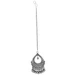 Shreyadzines Ethnic Wedding Bridal Eid Sale Oxidized Silver Maang Tikka for Women and Girls - Fast Shipping to USA & Canada