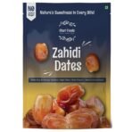 Khari Foods Premium Dried Zahidi Brown Dates, Khajur/Khajoor Dry Fruits, Energy Booster, High Fibre, Soft & Juicy, Healthy Snacks (500gm x 2) - Fast Shipping to USA & Canada