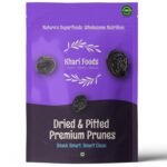 Khari Foods Premium Dried Prunes 200g, Dried & Pitted Plums, High Fibre, Health Snacks, No Added Sugar - Fast Shipping to USA & Canada