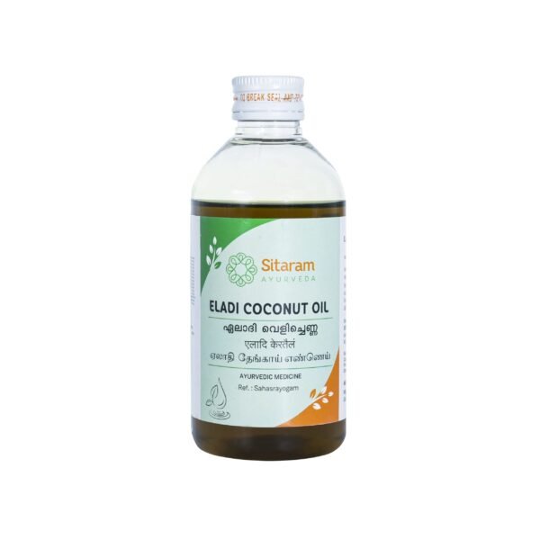 Sitaram Ayurveda Eladi Thailam 200ml | Kerala Ayurvedic Eladi Kera Tailam | Eladi Thailam For Healthy Skin - Fast Shipping to USA & Canada