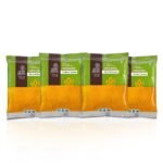 Pure & Sure Organic Turmeric (Haldi) Powder - 400gm | 100% Natural Pure Haldi Powder with fresh aroma | No Additives, No Preservatives | Boosts Health & Immunity| 100gm each (Pack of 4) - Fast Shipping to USA & Canada