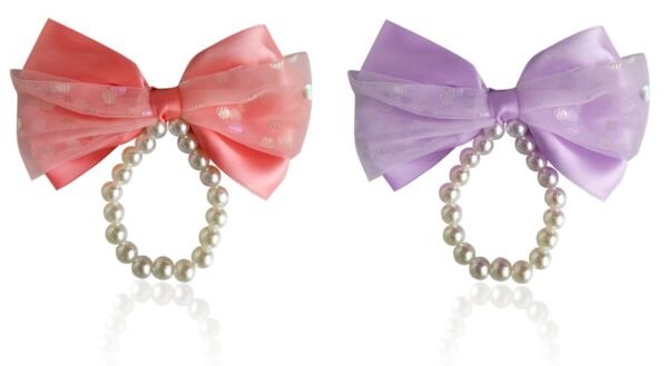 ANNACREATIONS Baby Girls Hair Bow Clips set Hair Pins with Pearl Toddlers Barrettes Hair Accessories - Fast Shipping to USA & Canada