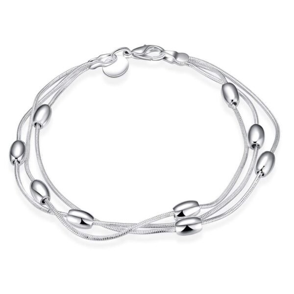 Nilu's Collection Three Line Layered Bracelets for Girls | Light weight, Get the Stylish Look - Fast Shipping to USA & Canada
