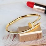 MEENAZ Rose Gold Evil Eye Crystal Adjustable Bracelet (561) - Fast Shipping to USA & Canada - Image 6